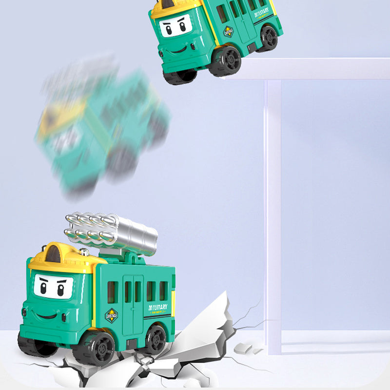 Voitures miniatures transformables 2 en 1