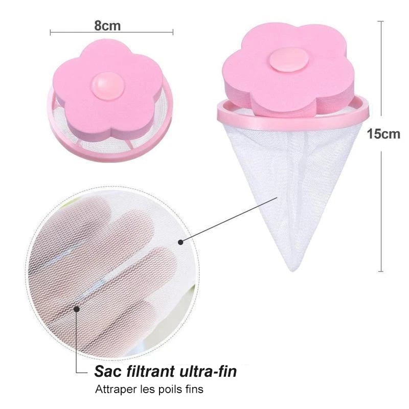 Sac Filtrant en Maille pour Machine à Laver