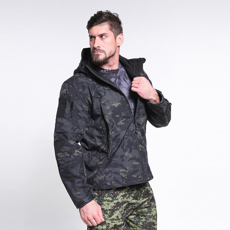 Vestes imperméables de camouflage tactique