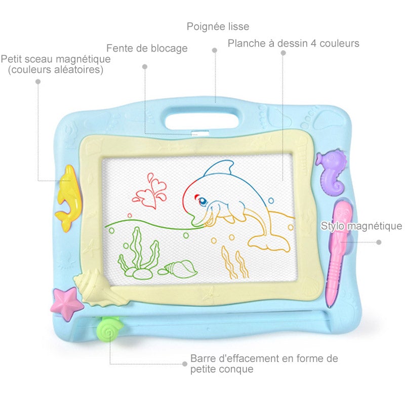 Table de Planche de Graffitis Magnétique Multi pour Enfants