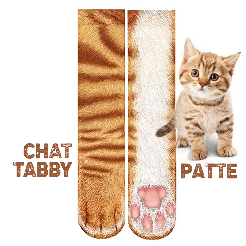 Chaussettes 3D Animal Patte- [TAILLE UNIQUE]