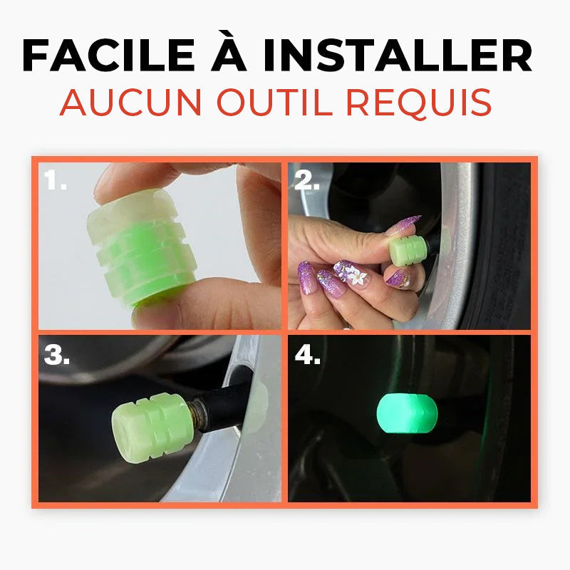 Bouchons de Valve Universels pour Pneus de Voiture