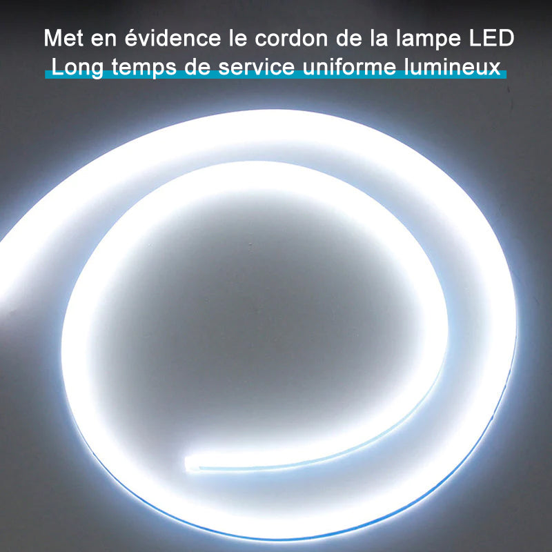 Bande LED dynamique pour capot de voiture