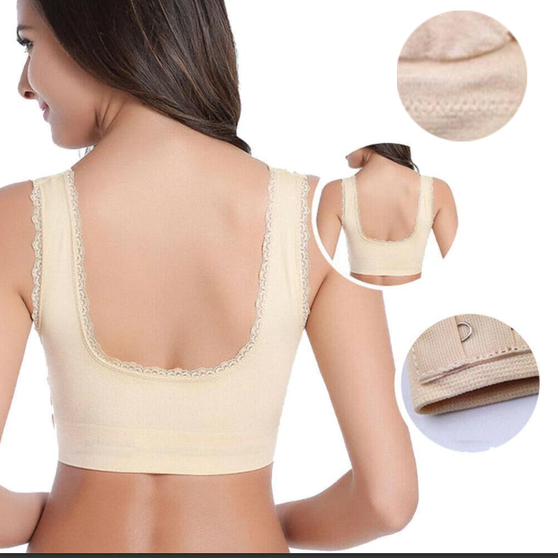 Soutien-gorge en dentelle à boucle croisée sur le devant Instant Lift