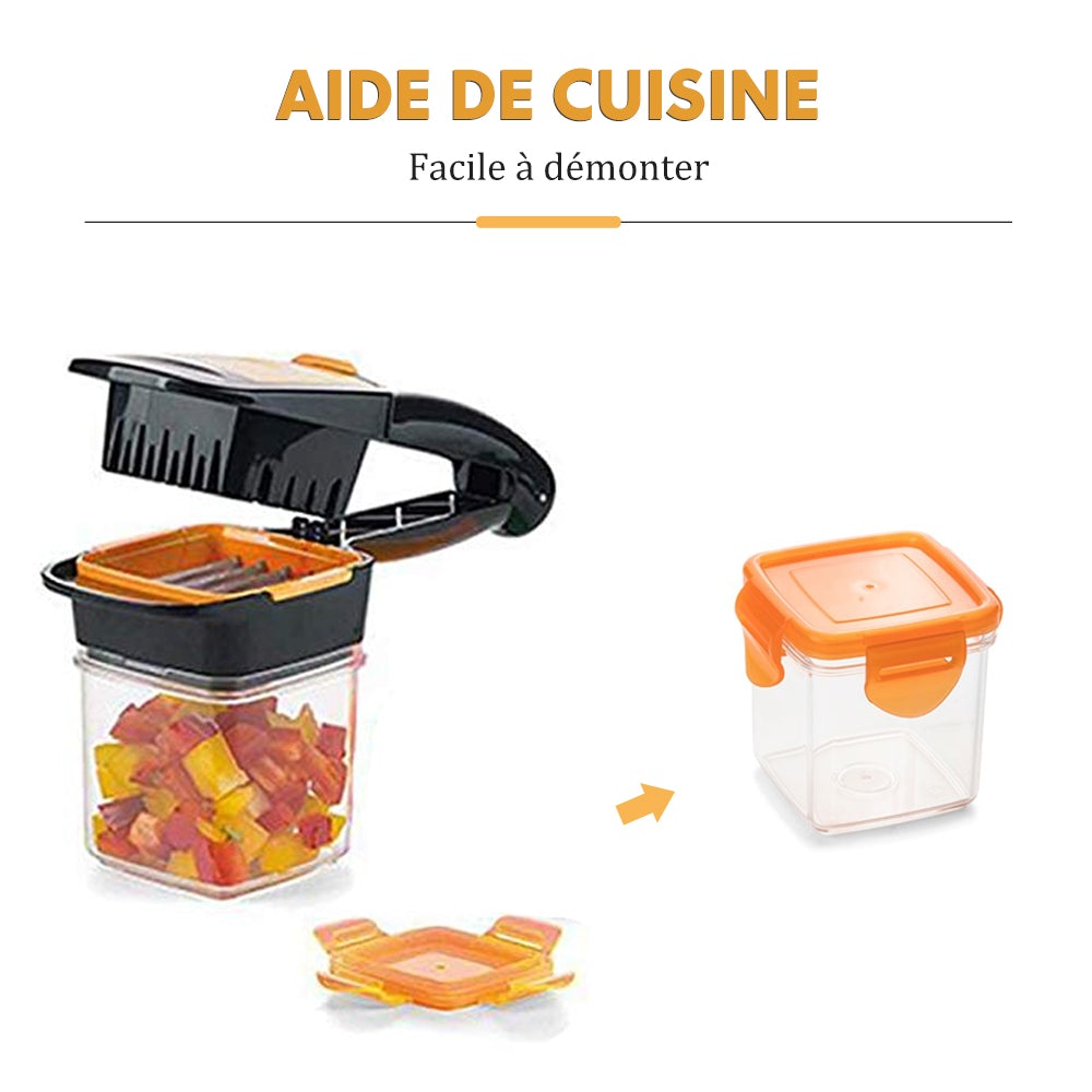 Coupe-fruits et légumes à fonctions multiples