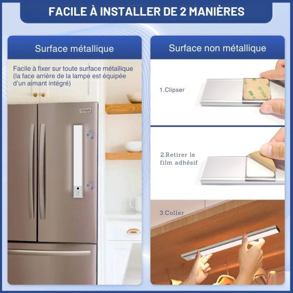 Lumira™ Lumières LED Rechargeables avec Détecteur de Mouvement