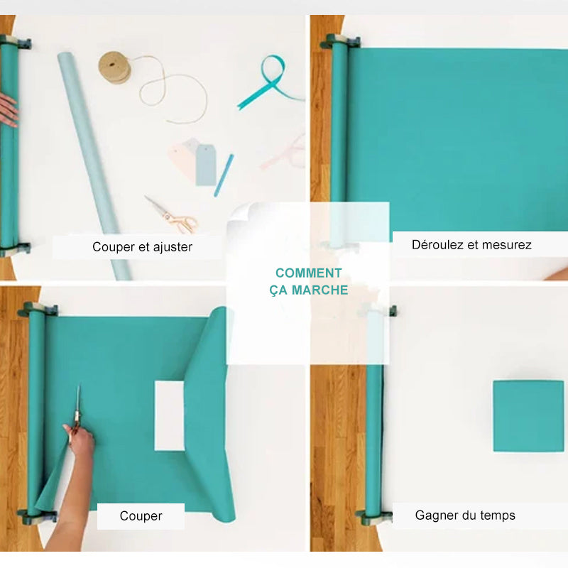 🌲Ensemble d'outils d'emballage de cadeaux de Noël