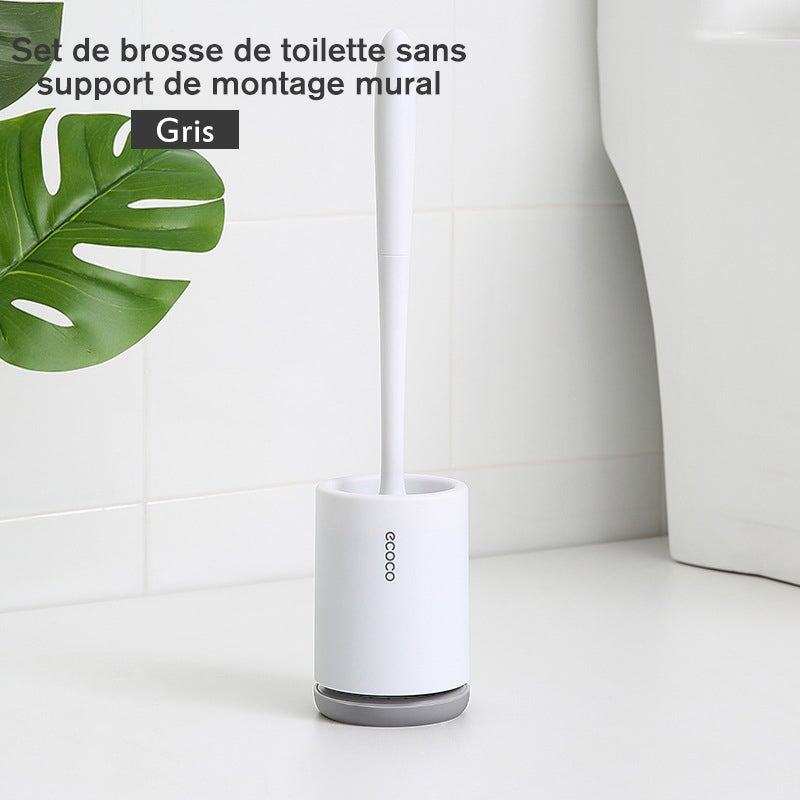 Brosse de Toilette en Silicone Antibactérienne