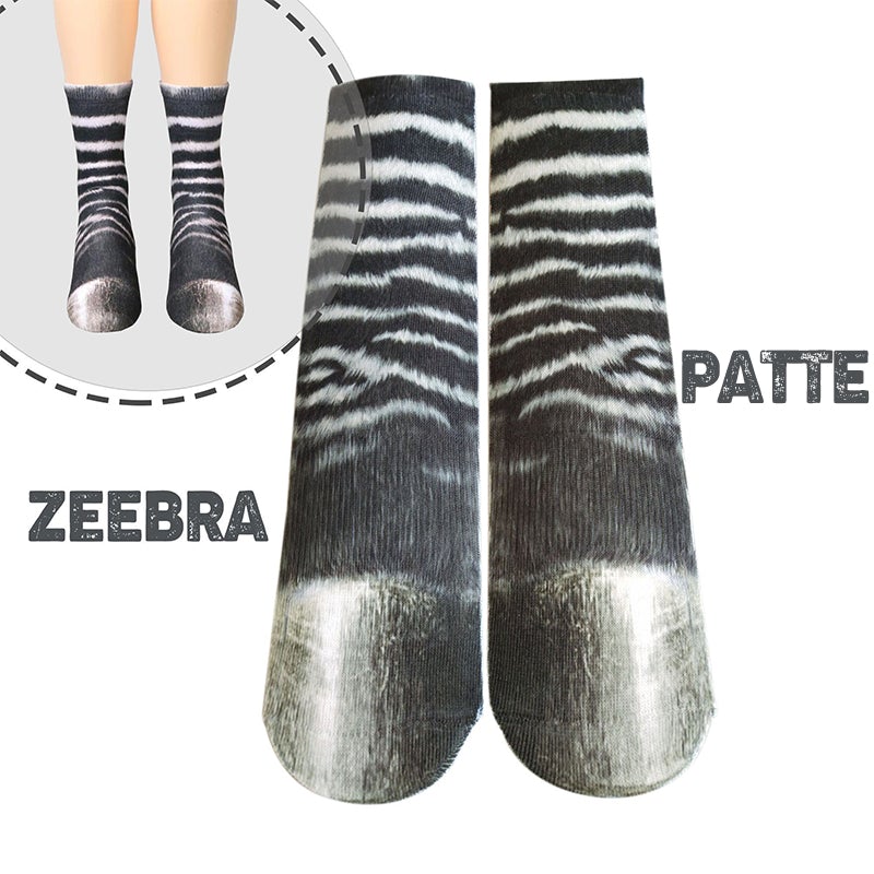 Chaussettes 3D Animal Patte- [TAILLE UNIQUE]