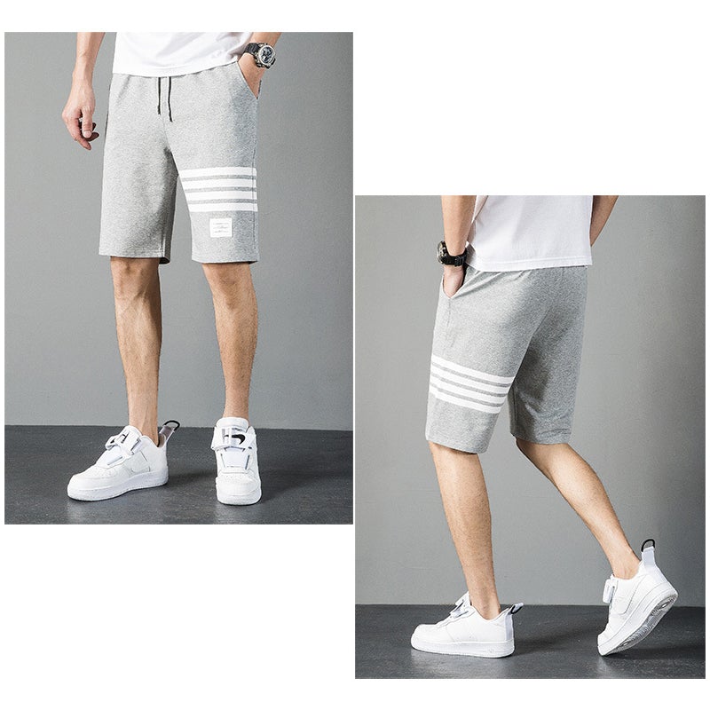 Short de Plage Simple en Coton pour Homme