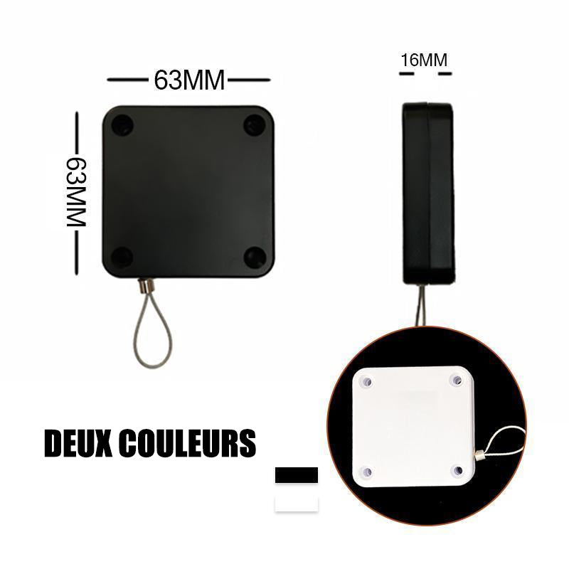 Ferme-porte automatique à capteur sans perforation