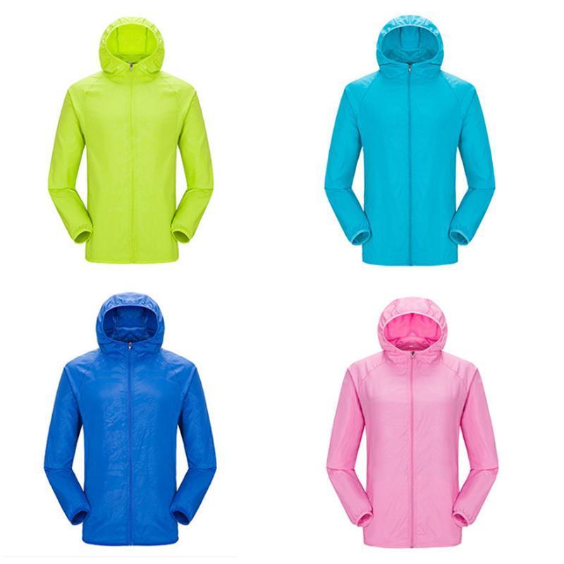 Unisexe Coupe-vent Imperméable Anti-UV Super Léger