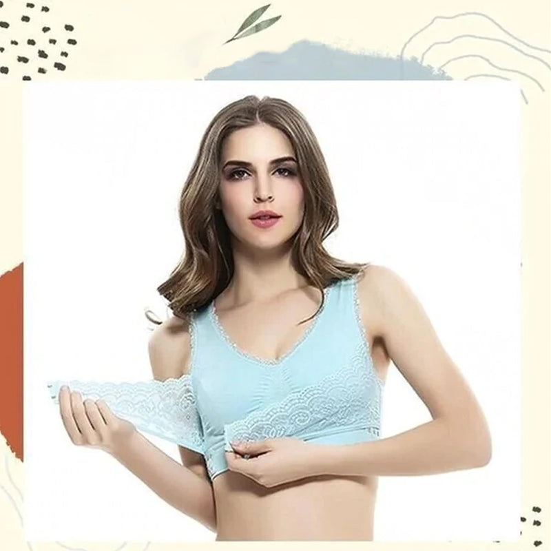 Soutien-gorge en dentelle à boucle croisée sur le devant Instant Lift