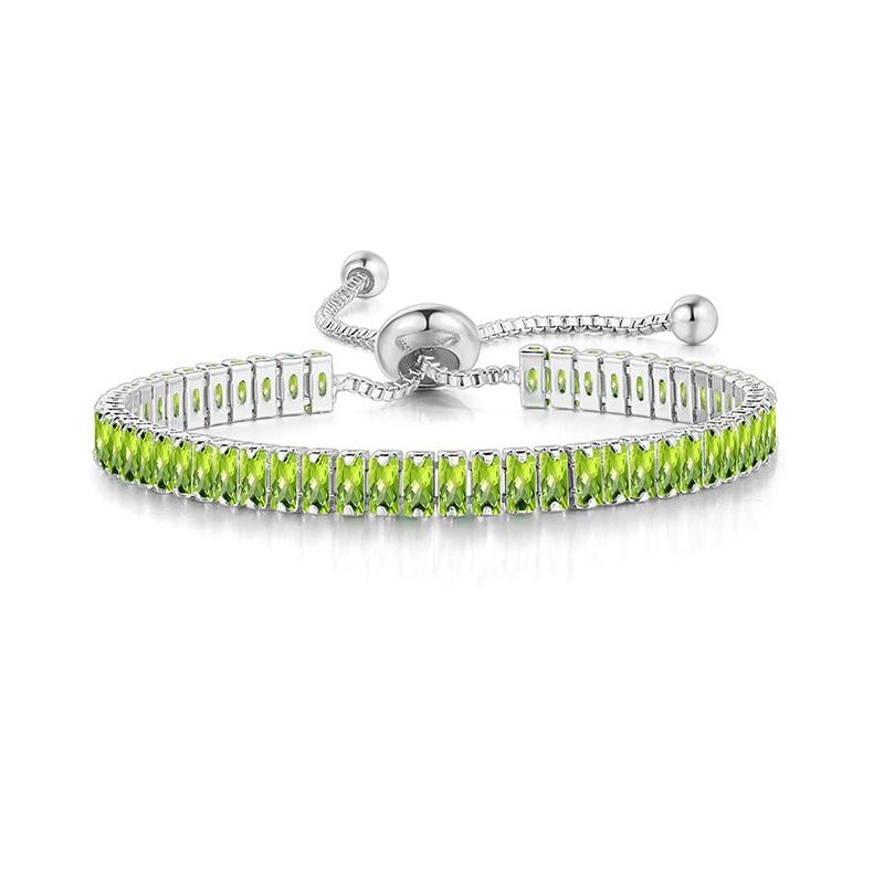 Bracelet Zircon Cubique Plaqué Or 18 Carats