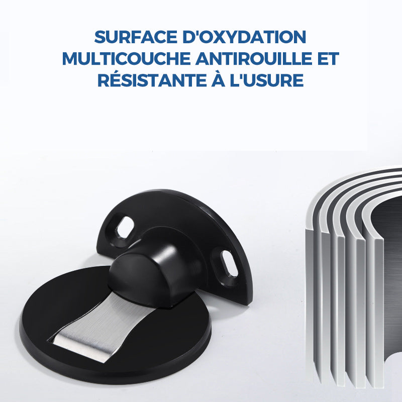 Butée de porte magnétique invisible en acier inoxydable