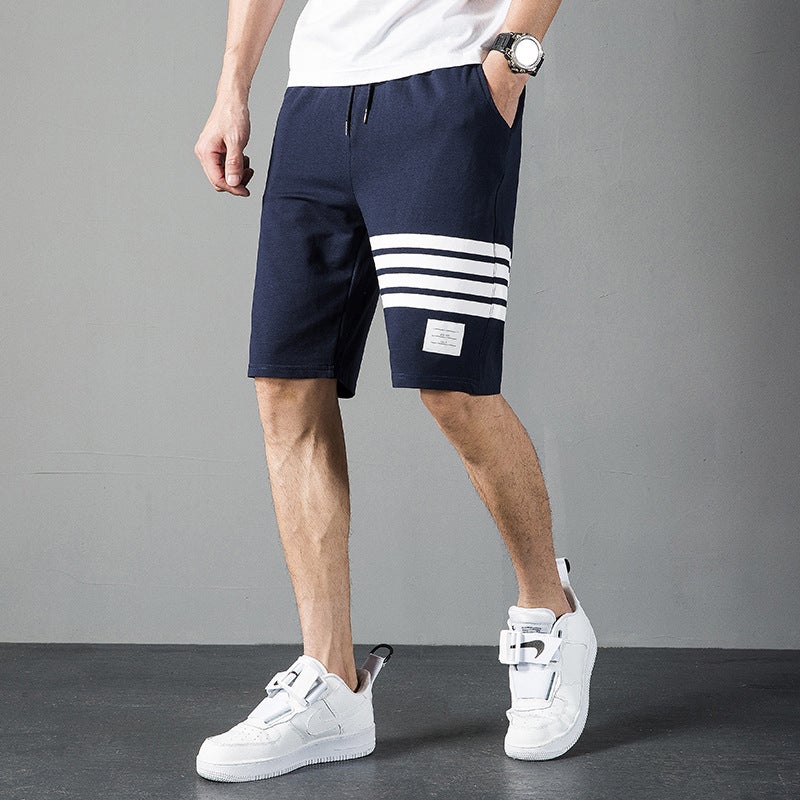 Short de Plage Simple en Coton pour Homme