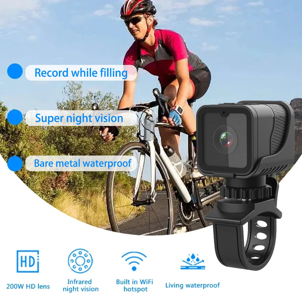 1080P High-Definition wireless small camera, WiFi hotspot mini DV camera, outdoor sports camera, motorcycle driving recorder