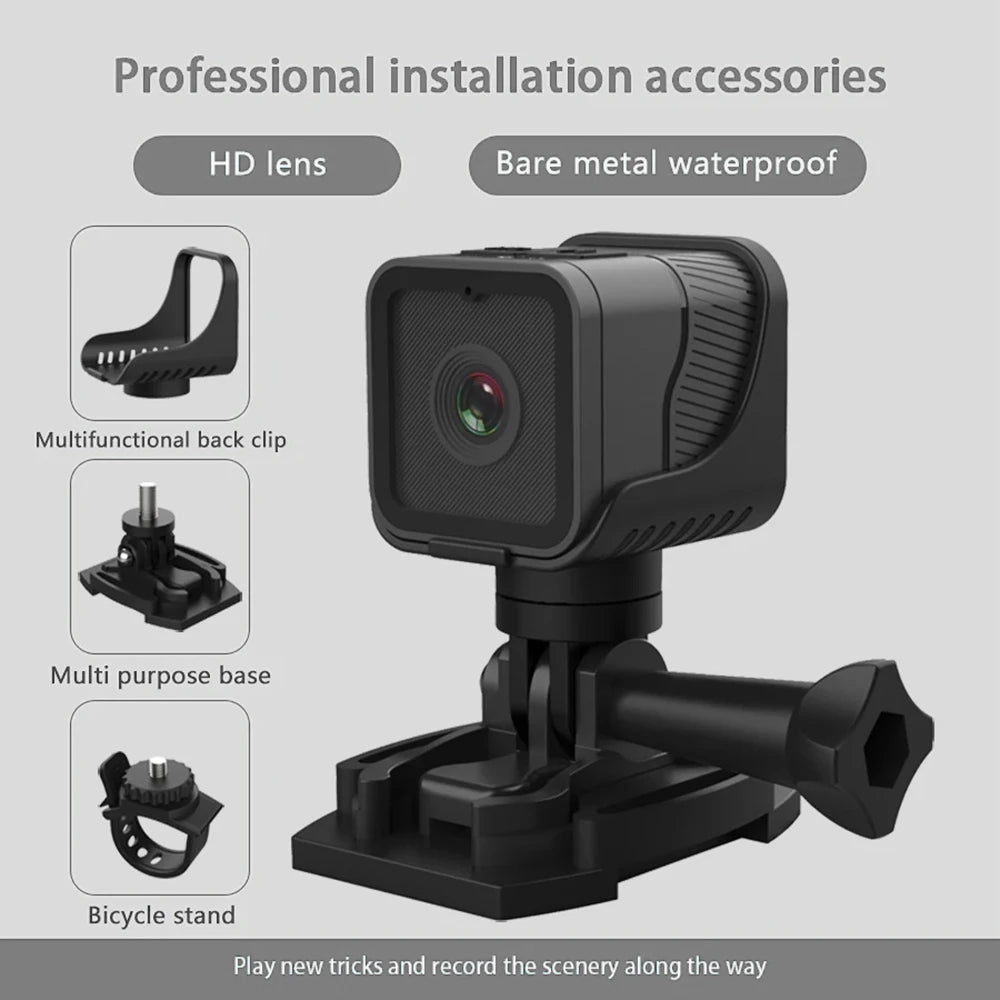 1080P High-Definition wireless small camera, WiFi hotspot mini DV camera, outdoor sports camera, motorcycle driving recorder