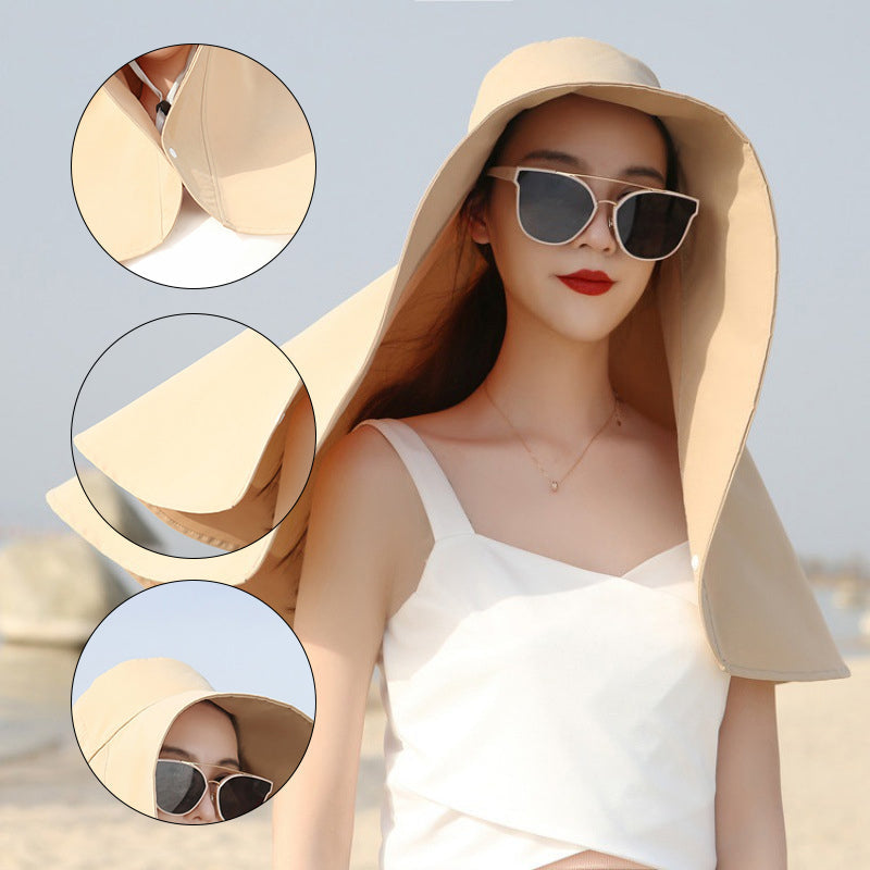 🔥Chapeau de Soleil tendance pour Femme avec Protection UV🔥