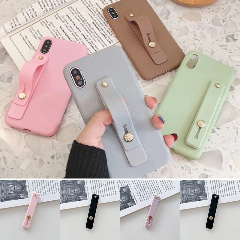 Support de téléphone portatif sangle télescopique pour les doigts