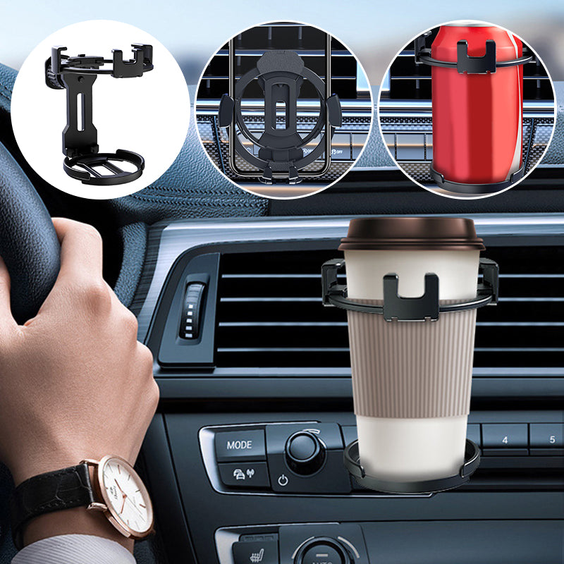 Support pour portable et gobelet de voiture 2 en 1