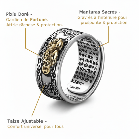 PIXIORA™ - Anneau Pixiu de Prospérité