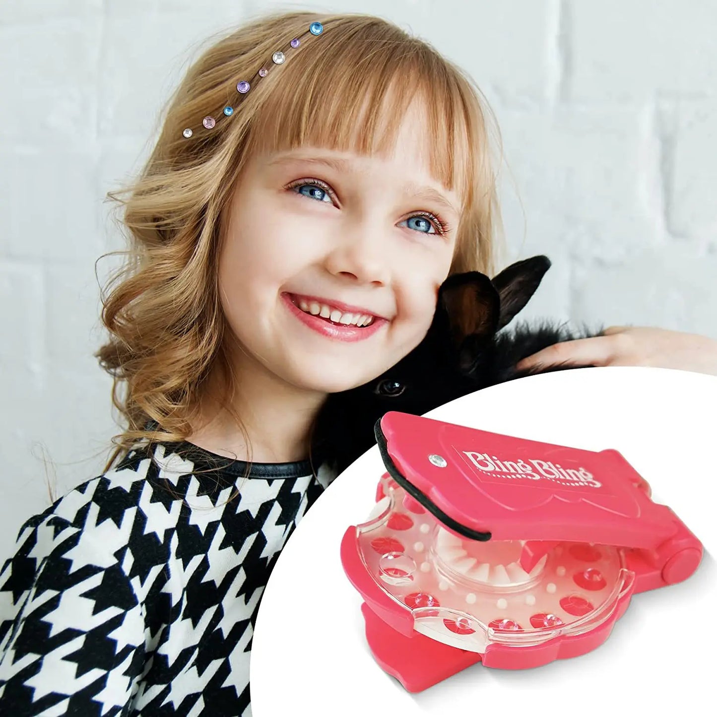 Bling™ - Applicateur de strass pour cheveux