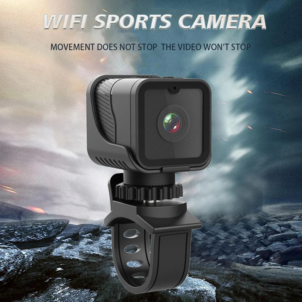 1080P High-Definition wireless small camera, WiFi hotspot mini DV camera, outdoor sports camera, motorcycle driving recorder