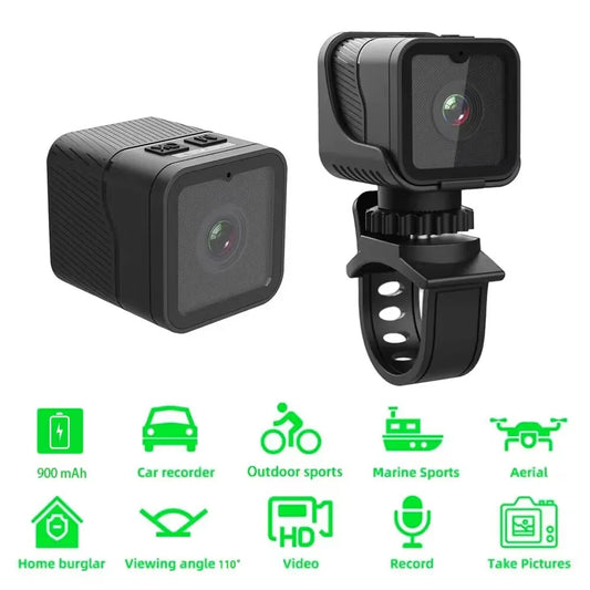 1080P High-Definition wireless small camera, WiFi hotspot mini DV camera, outdoor sports camera, motorcycle driving recorder