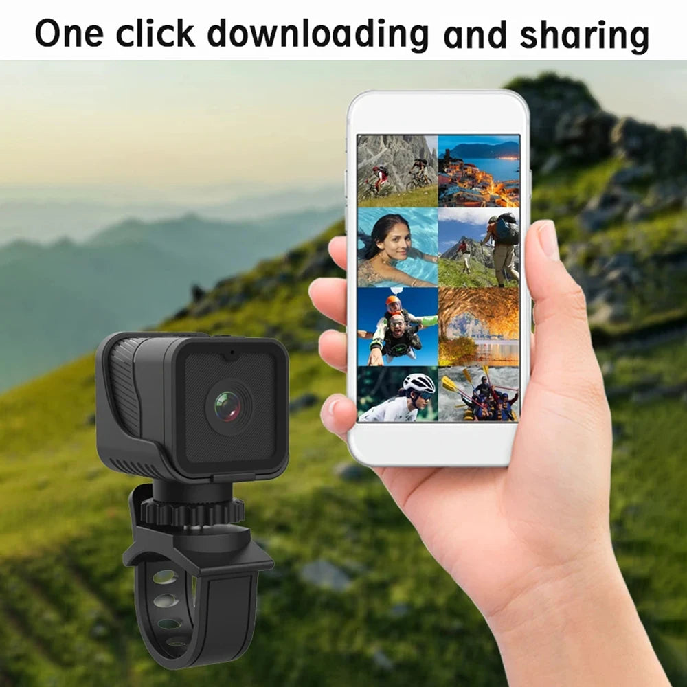 1080P High-Definition wireless small camera, WiFi hotspot mini DV camera, outdoor sports camera, motorcycle driving recorder