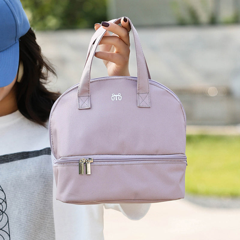 Sac isolant portable de couleur unie