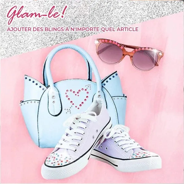 Bling™ - Applicateur de strass pour cheveux