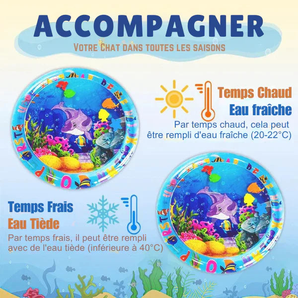 Tapis gonflable pour jeux d'eau