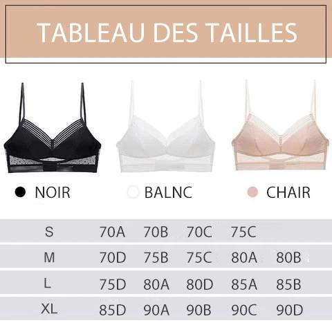 Soutien-Gorge de Lavage Confortable pour Tenue Dos Nu